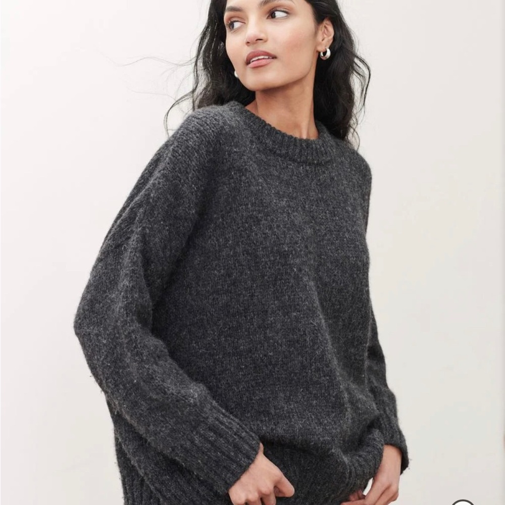 Jenni Kayne Alpaca Cocoon Crewneck